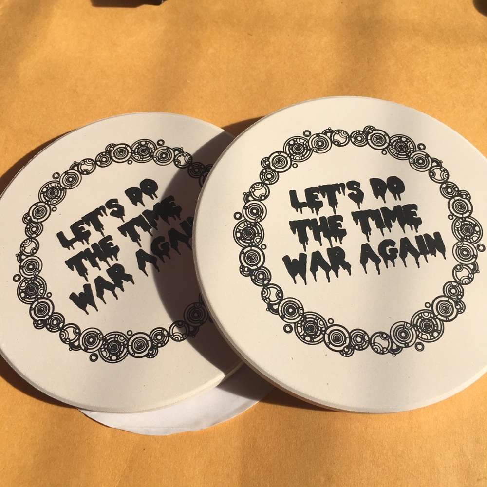 Doctor Who/Rocky Horror Ceramic Coasters NWOT